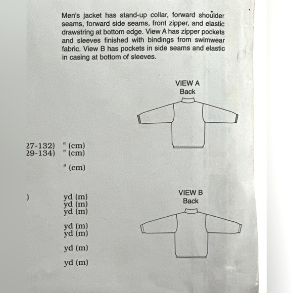 Vintage Y2K, uncut, factory folded Kwik Sew Pattern 3187 S - XXl - Picture 3 of 3